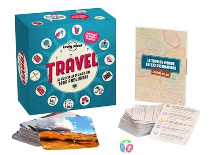 ¿En dónde estás si vas de Basse-Terre a Grande-Terre? A preguntas como esta hay que responder en Travel, el juego de mesa de Lonely Planet que plantea divertidos retos sobre naturaleza, cultura, gastronomía y aventura. Una vuelta al mundo en 1.000 preguntas y 223 destinos para poner a prueba nuestros conocimientos viajeros.