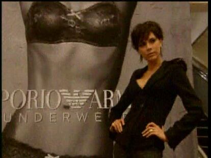 Victoria Beckham, en ropa interior
