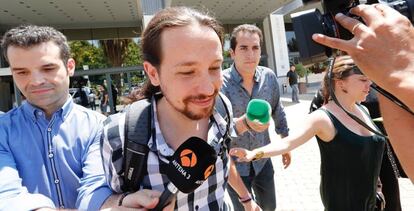 El l&iacute;der de Podemos, Pablo Iglesias.