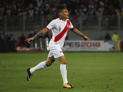 Guerreiro celebra um gol contra a Colômbia no dia 10 de outubro.