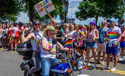 Manifestación del Orgullo en Portland (Oregón, EE UU), el pasado 16 de junio.