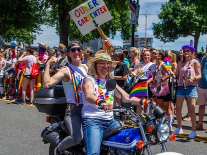 Manifestación del Orgullo en Portland (Oregón, EE UU), el pasado 16 de junio.