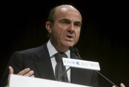 El ministro español de Economía, Luis de Guindos.