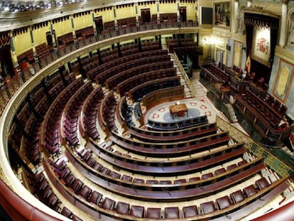 Hemiciclo del Congreso de los Diputados.