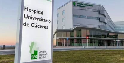 Hospital Universitario de Cáceres.