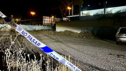 Zona donde se produjo el asesinato machista de una mujer de 53 años en Marbella, este sábado 7 de junio de 2025.