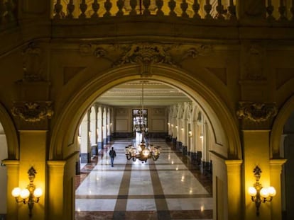 Interior del edificio del Tribunal Supremo.