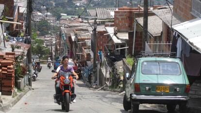 Un asentamiento informal en Medellín (Colombia).