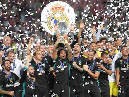 Real Madrid leva a taça pelo segundo ano consecutivo.