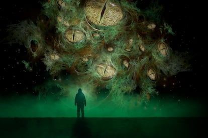 El horror cósmico de Lovecraft implicaba monstruosos dioses antiguos, incomprensibles por los humanos.