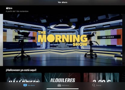 Nueva 'app' de Apple TV con Apple TV+.