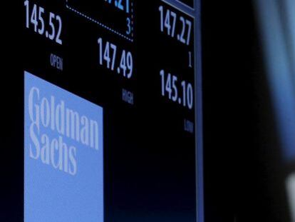 Cotizaci&oacute;n de Goldman Sachs en la Bolsa de Nueva York.