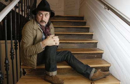 Stuart Ashton Staples, vocalista del grupo Tindersticks en un hotel madrileño.