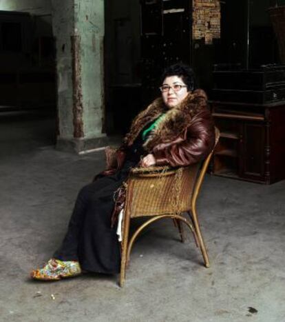 La artista gallega Ángela de la Cruz en una imagen de archivo.