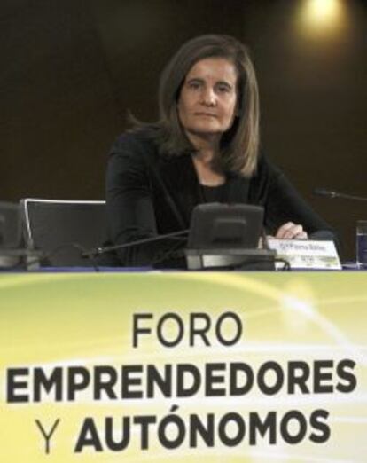 La ministra de Empleo, F&aacute;tima B&aacute;&ntilde;ez