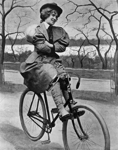 La bicicleta contribuyó a la emancipación femenina en la época victoriana.
