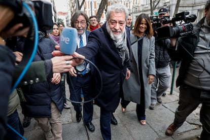 Miguel Ángel Rodríguez, en el Tribunal Supremo el pasado nueve de enero.