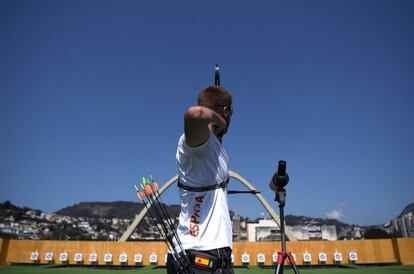 El arquero español Antonio Fernandez