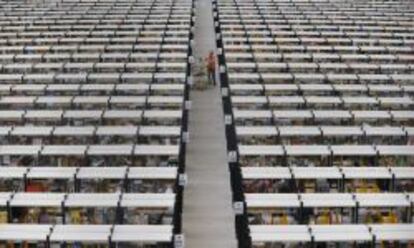 Centro logístico de Amazon en Rugeley, Inglaterra.