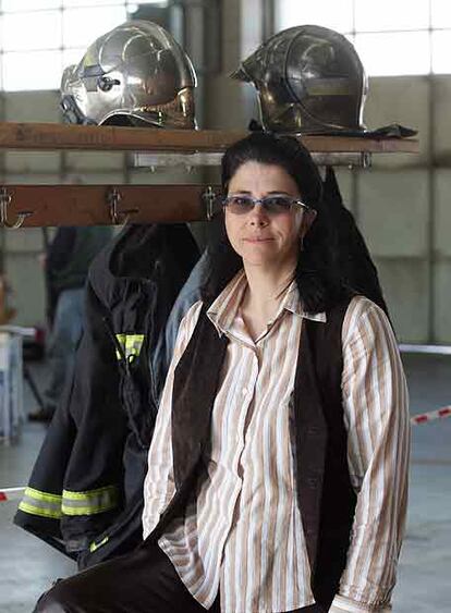 Pilar Hernán Martín, oficial de bomberos de la Comunidad de Madrid.