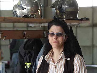 Pilar Hernán Martín, oficial de bomberos de la Comunidad de Madrid.