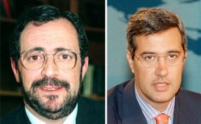 Javier González Ferrari (izquierda) y Ernesto Sáenz de Buruaga.