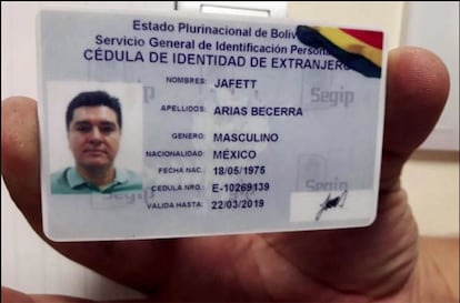 El carnet de identidad boliviano falso del 'número dos' del cartel de Jalisco, José González Valencia