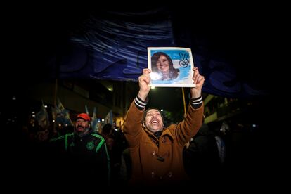 Manifestación de apoyo a Cristina Fernández en Buenos Aires, el pasado 27 de agosto.