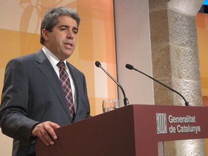 Francesc Homs, portavoz del Gobierno catalán.