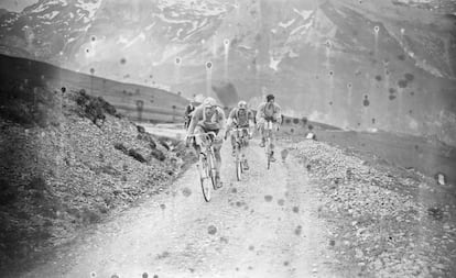 De Waele, durante el Tour de 1929.