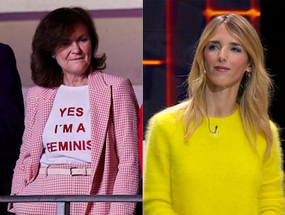 Carmen Calvo (PSOE) y Cayetana Álvarez de Toledo (PP), también han usado el simbolismo político en sus elecciones de ropa.