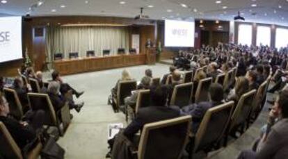 Encuentro de emprendedores organizado por la  escuela de negocios IESE. EFE/Archivo