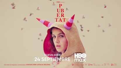 Cartel promocional de la serie 'Pubertat', que se estrena en HBO Max el 24 de septiembre
