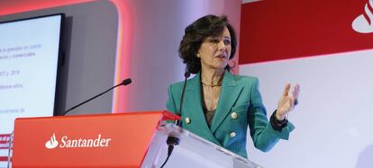 Ana Botín, presidenta de Santander.