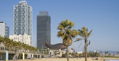 Vista del Hotel Arts en Barcelona.