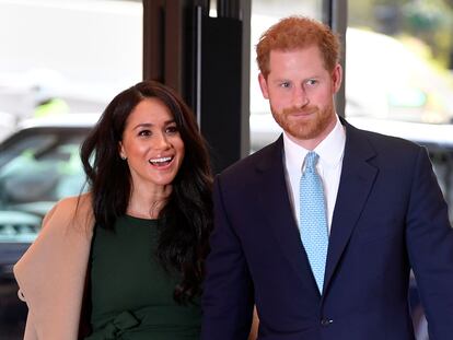 Meghan Markle y Enrique de Inglaterra, en Londres en octubre de 2019.