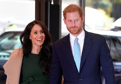 Meghan Markle y Enrique de Inglaterra, en Londres en octubre de 2019.