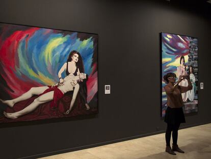 Un aspecto de la muestra <i>Costus. El Valle de los Caídos (1975-1989)</i> que puede verse en Málaga.