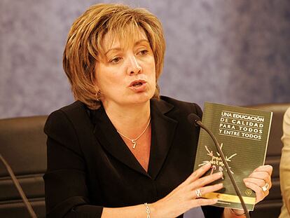 La ministra de Educación, María Jesús San Segundo.