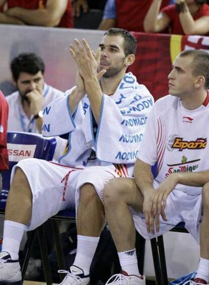 Los bases de la selección, José Manuel Calderón y Sergio Rodríguez.