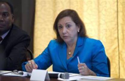 En la imagen, la viceministra de Relaciones Exteriores de Panamá, Mayra Arosemena. EFE/Archivo