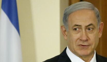 El primer ministro israelí, Benjamin Netanyahu, el martes en Nicosia (Chipre).