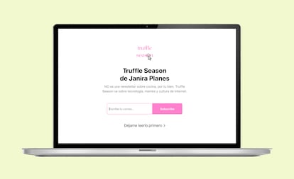 Así es Truffle Season, la newsletter de Janira Planes.