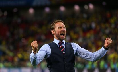 Southgate, tras la victoria.