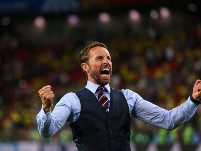 Southgate, tras la victoria.