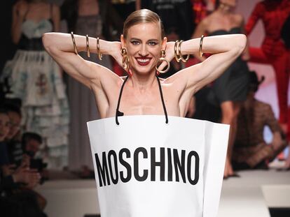 El irónico homenaje de Moschino