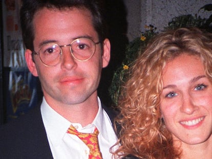 Matthew Broderick y Sarah Jessica Parker, en 1993.