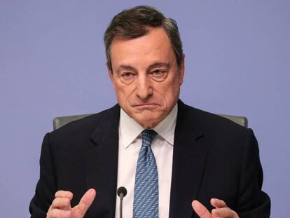 El presidente del Banco Central Europeo (BCE), Mario Draghi,