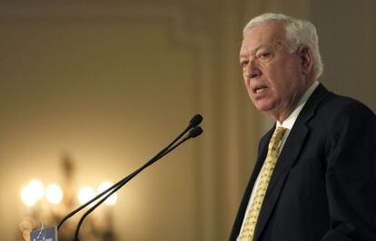García-Margallo, durante su intervención hoy en el Foro Nueva Economía.