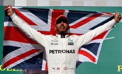 Hamilton, tras ganar en Austin.